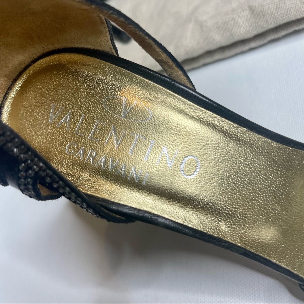 Valentino Diamante Netting D'Orsay Pump - Picture 8 of 11